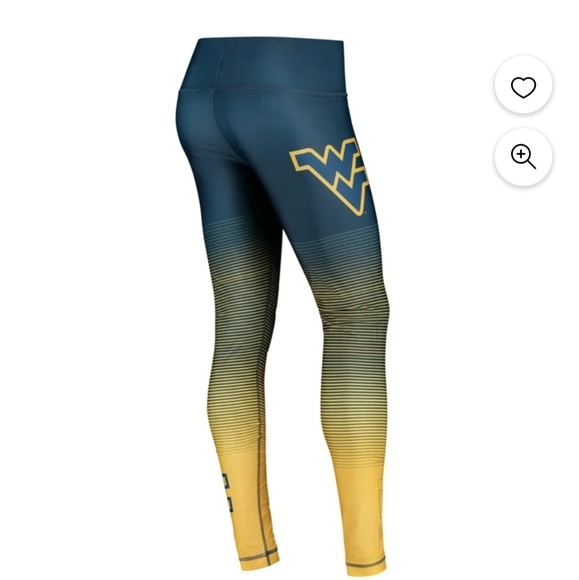 Sideline Apperal West Virginia Mountaineers Leggings Size M - Picture 12 of 13